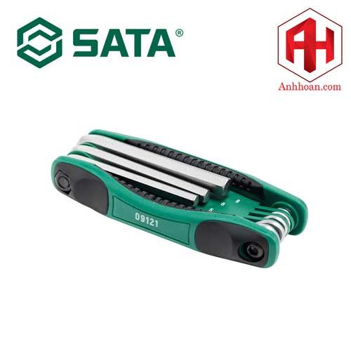 Bộ lục giác gập 8 chi tiết SATA 09121