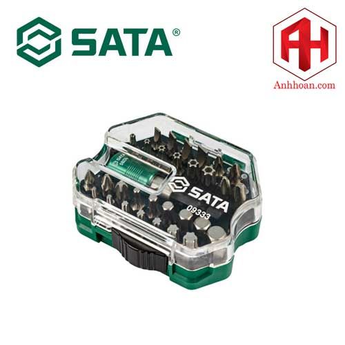 Bộ mũi tua vít đa năng đuôi lục giác 1/4" 31 chi tiết SATA 09333