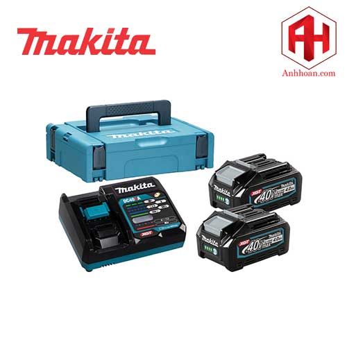 Bộ sạc và 2 pin 40V 4Ah Makita MKP1G002 (191J97-1)