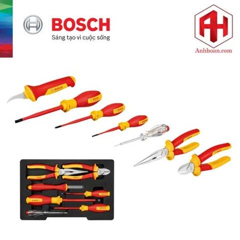 osch Bộ đồ nghề cách điện 1000V VDE đa năng 7 món 1600A02NG3