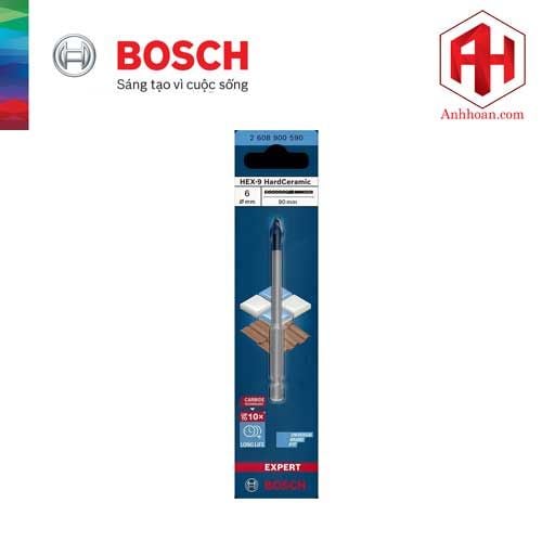 Bosch mũi khoan gạch cứng Hex-9 (8x90) 2608900592