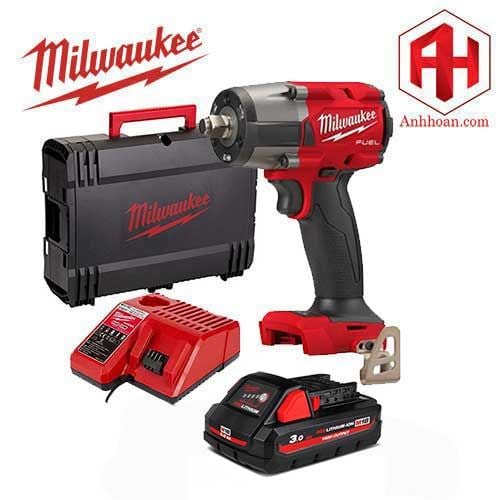 Milwaukee Combo máy vặn ốc bulong pin 18V M18 FMTIW2F12 kèm pin sạc