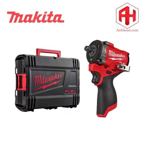 Milwaukee Thân máy vặn ốc bu long pin 12V Stubby M12 FIW2F12-0X