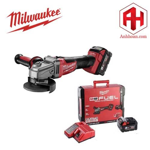 Milwaukee Máy mài góc dùng pin 18V M18 CAG100X-502 (SET 5Ah)