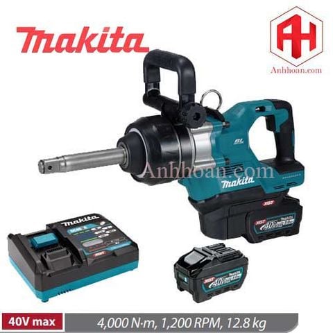 Máy siết bu lông dùng pin 40V Makita TW010GT201 (1in, 4000Nm)