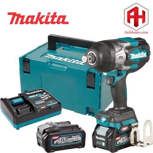 Máy siết bu lông dùng pin 40V Max Makita TW002GM201 1/2in (SET 40V:4Ah)