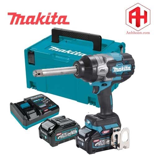 Máy siết bu lông dùng pin 40V Max Makita TW011GM201 (cốt dài 3/4 inch)