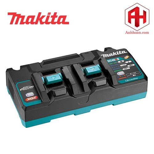 Sạc pin Makita 2 cổng 40V Max DC40RB (Sạc nhanh)