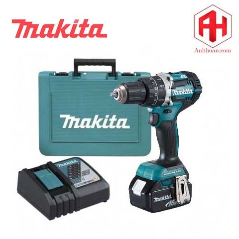 Máy khoan pin Makita 18V DHP484RT (SET 1x5Ah)