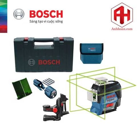 Máy cân mực laser Bosch GLL 3-80 CG (Tia xanh)