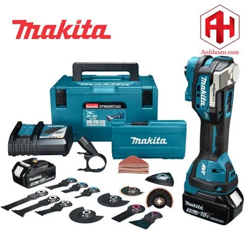 Máy cắt rung đa năng dùng pin 18V Makita DTM52RTJX2