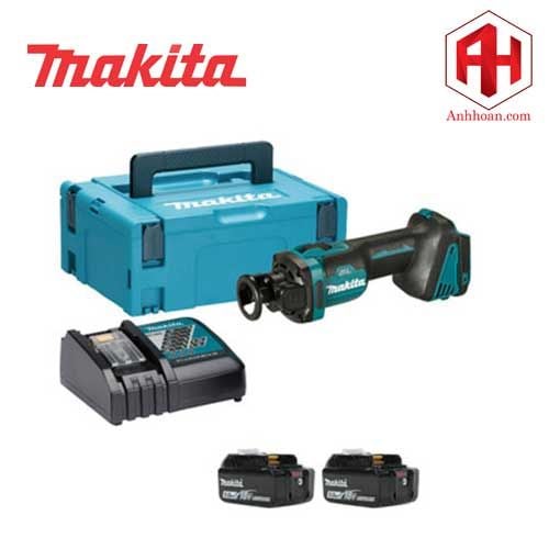 Máy cắt thạch cao đa năng pin 18V Makita DCO181RTJ