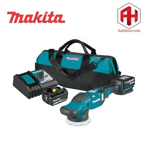 Máy đánh bóng xoay lệch tâm dùng pin 18V Makita DPO500RTE