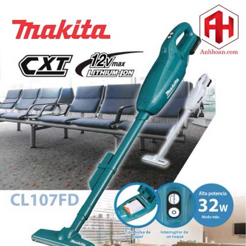 Máy hút bụi dùng pin Makita 12V CL107FDZ