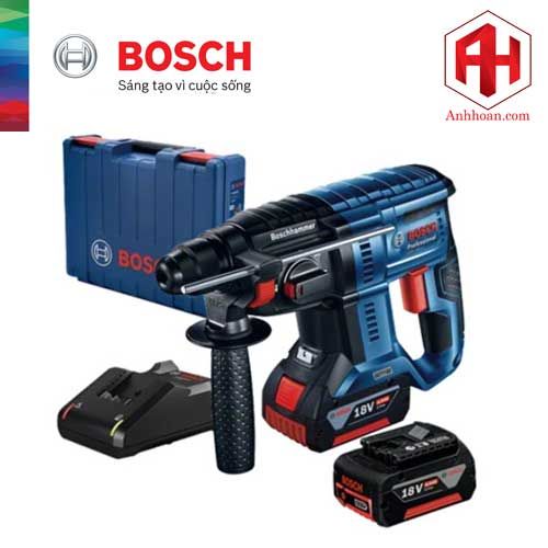 Máy khoan bê tông dùng pin Bosch GBH 180-LI BL (Brushless) (SET 4Ah)