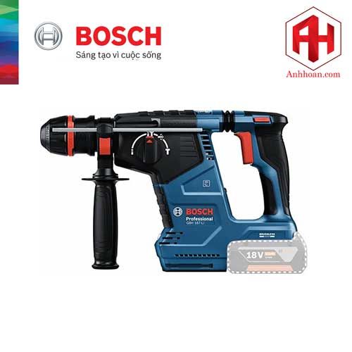 Máy khoan bê tông dùng pin 18V Bosch GBH 187-LI (One Chuck)