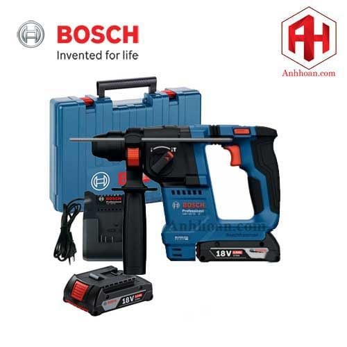 Máy khoan bê tông dùng pin Bosch GBH 18V-18 (SET 2x2Ah)