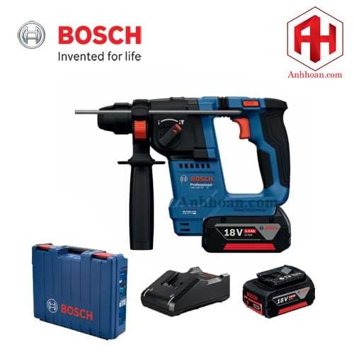 Máy khoan bê tông dùng pin Bosch GBH 18V-18 (SET 2x4Ah)