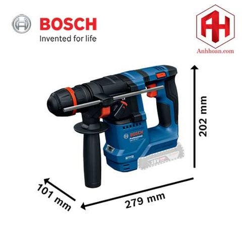 Máy khoan bê tông dùng pin Bosch GBH 18V-18 X One Chuck (SOLO)