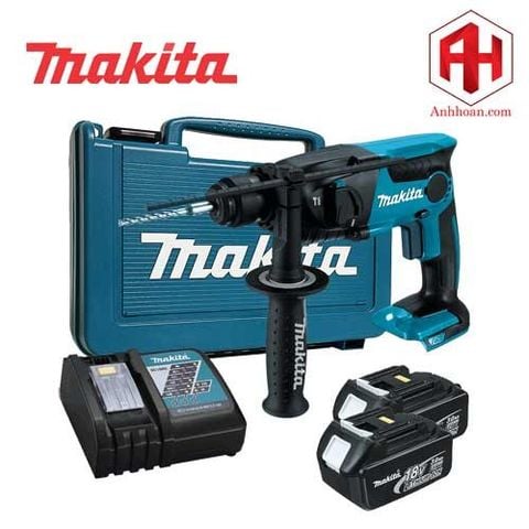 Máy khoan bê tông dùng pin Makita 18V DHR165RFE (18V:3Ah)