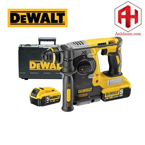 Máy khoan bê tông pin DeWALT 18V DCH273P2-KR (SET 5Ah)