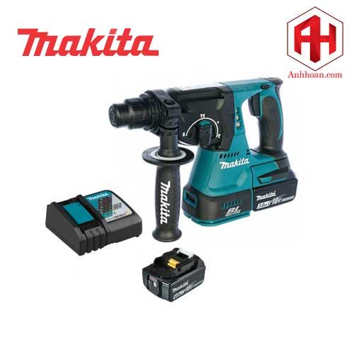 Máy khoan bê tông dùng pin Makita 18V DHR242RTE (24mm)