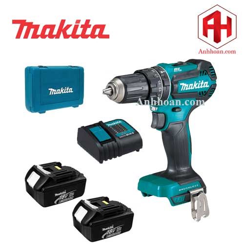 Máy khoan pin Makita 18V DHP485SFE (SET 3Ah)