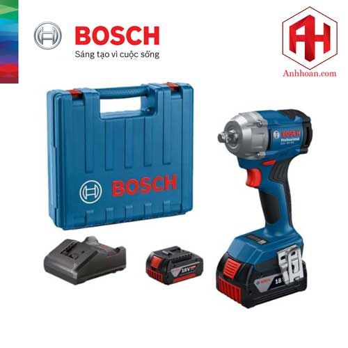 Máy vặn ốc bu lông dùng pin Bosch GDS 18V-350 (SET 4Ah)