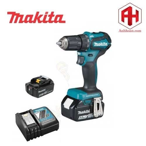 Máy khoan vặn vít dùng pin Makita 18V DDF483RTE (18V:5Ah)