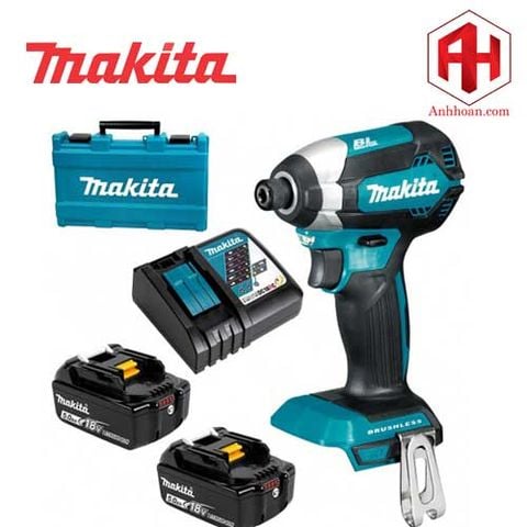 Máy khoan vặn vít dùng pin Makita 18V DTD153RTE (18V:5Ah)