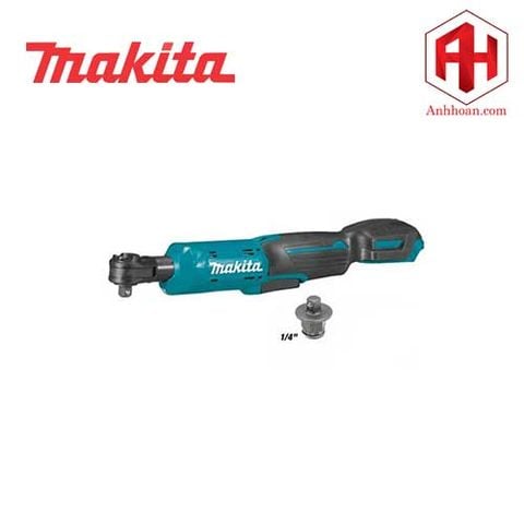 Máy siết bu lông xuyên tâm dùng pin Makita 12V WR100DZ (1/4, 3/8in)