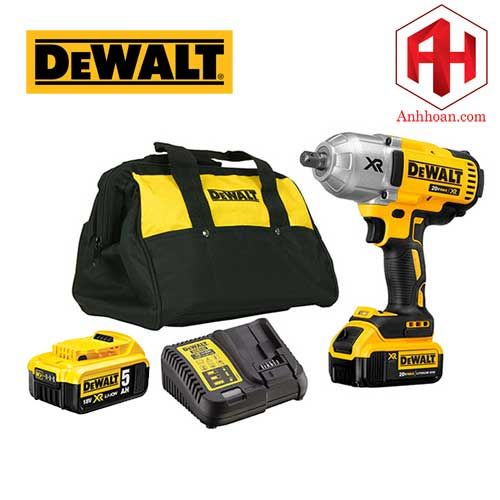 Máy vặn bulong dùng pin DeWALT 18V DCF899P2-B (SET 5Ah)