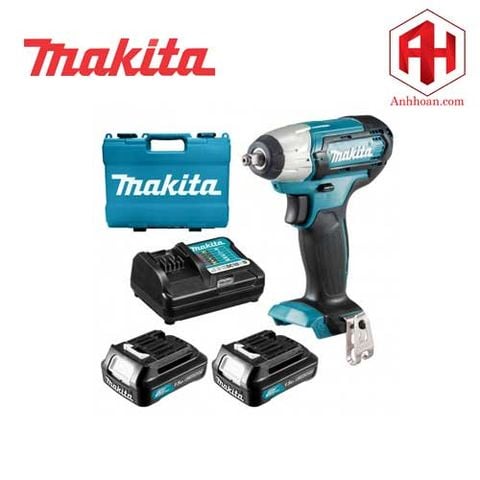 Máy siết bu lông dùng pin 12V Makita TW140DSYE (SET 1.5Ah)