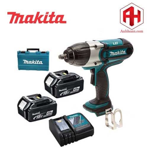 Máy siết bu lông dùng pin 18V Makita DTW450RME (18V, 4Ah)