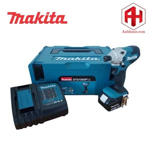 Máy khoan vặn vít dùng pin Makita 18V DTD156SF1J (18V:3Ah)