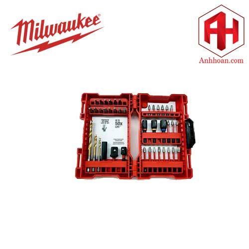Milwaukee Shockwave Bộ phụ kiện mũi vít 48-32-4006  (40 món)