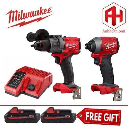 Milwaukee Combo Khoan vít  M18 FPD3/ FID2 18V chính hãng