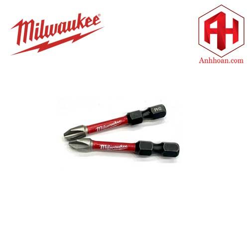 Milwaukee Đầu vặn vít bake PH2x50mm 48-32-5004 (2 mũi)