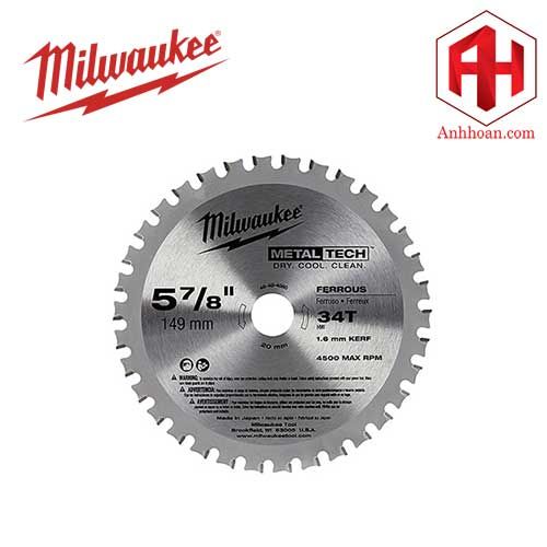 Milwaukee Lưỡi cắt kim loại 48-40-4080 34T 149mm