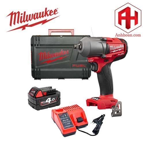 Milwaukee Máy siết bu lông pin 18V M18 FMTIW12-401B (Set 1x4Ah)