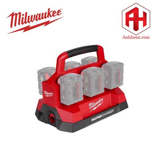 Milwaukee Sạc nhanh 6 cổng 18V M18 PC6