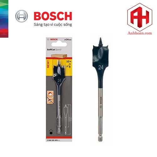 Mũi khoét gỗ đuôi cá Bosch SELFCUT 24x152mm 2608595493