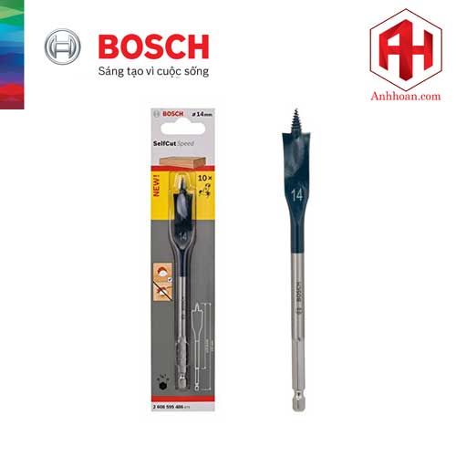 Mũi khoét gỗ đuôi cá Bosch SELFCUT 14x152mm 2608595486