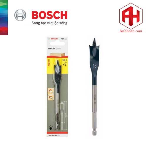Mũi khoét gỗ đuôi cá Bosch SELFCUT 16x152mm 2608900315