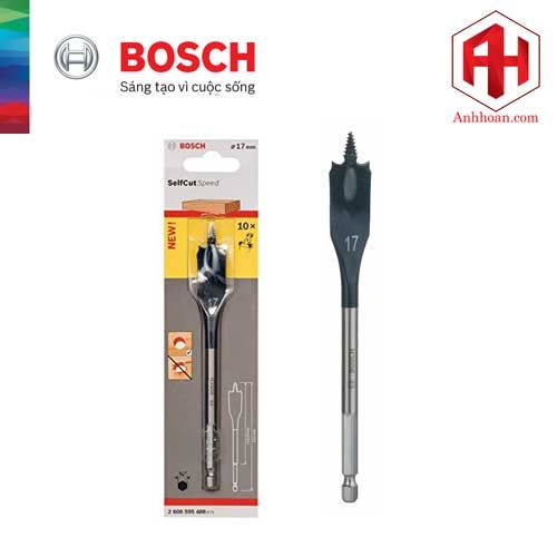 Mũi khoét gỗ đuôi cá Bosch SELFCUT 17x152mm 2608595488