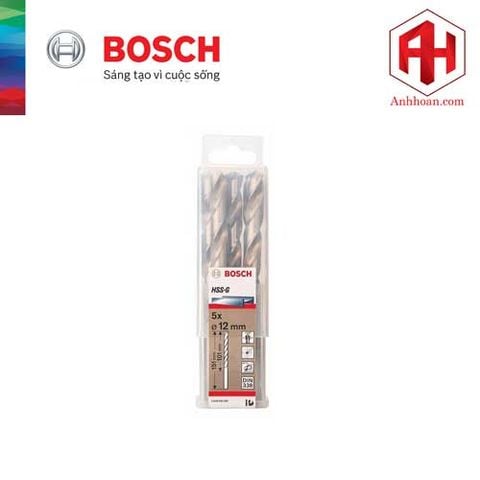 Bosch Mũi khoan sắt HSS-G Size 1-16mm