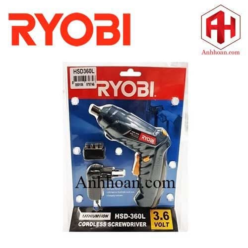 RYOBI Máy vặn vít cầm tay dùng pin 3.6V HSD-360L