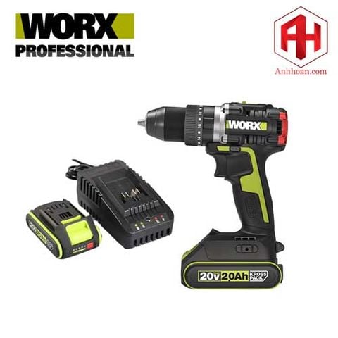 Máy khoan pin 20V WORX WU369.2 (SET 2x2Ah)
