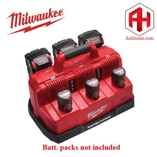 Sạc nhanh Pin Milwaukee 12V, 18V M12/M18 M12-18C3 (3 cổng)