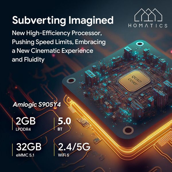 HOMATICS Box R Lite 4K Android 11 với Netflix 4K